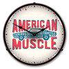 American Muscle LED Lighted Wall Clock 14 x 14 Inches