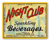 Night Club Beverages Chicago Metal Sign 15 x 12 Inches