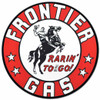 Frontier Gas Metal Sign 14 x 14 Inches