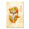 Dream Tiger Metal Sign 16 x 24 Inches