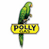 Retro Polly Gas Custom Shape Metal Sign 17 x 28 Inches