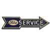 Ford Service Neon Style Metal Sign 18 x 5 Inches