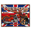 Triumph Bike Metal Sign 24 x 18 Inches