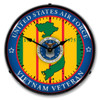 Air Force Vietnam Veteran LED Lighted Wall Clock 14 x 14 Inches