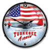 Tuskegee Airman LED Lighted Wall Clock 14 x 14 Inches