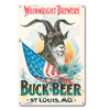 Buck Beer Vintage Metal Sign12 x 18 Inches