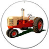 Case Tractor Model 400 Metal Sign 14 x 14 Inches