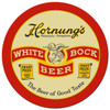 Hornungs White Bock Beer Metal Sign 28 x 28 Inches