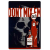 Don't Mix 'Em Metal Sign 12 x 18 Inches