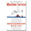 Maritime Service Metal Sign 12 x 18 Inches