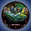 1968 Pontiac Firebird LED Lighted Wall Clock 14 x 14 Inches
