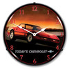 1985 Corvette LED Lighted Wall Clock 14 x 14 Inches