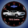 1970 El Camino SS 396 LED Lighted Wall Clock 14 x 14 Inches