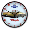 1962 Impala Convertible LED Lighted Wall Clock 14 x 14 Inches