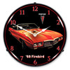 1969 Pontiac Firebird LED Lighted Wall Clock 14 x 14 Inches