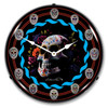 Day of the Dead LED Lighted Wall Clock 14 x 14 Inches