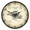 1966 Bell 47D-1 Helicopter Patent LED Lighted Wall Clock 14 x 14 Inches