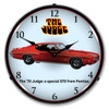 1970 GTO Judge LED Lighted Wall Clock 14 x 14 Inches