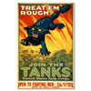 Join the Tanks Metal Sign 12 x 18 Inches 