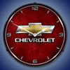 Chevrolet Bowtie LED Lighted Wall Clock 14 x 14 Inches 