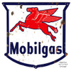 Pegasus Mobilgas Reproduction Cut Out Garage Shop Metal Sign 16.2 x 16.7 Inches