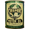 Caspar Motor Oil Can Reproduction Gas Station Metal Sign 12 x 18 Inches