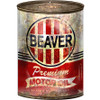 Beaver Motor Oil Can Reproduction Gas Station Metal Sign 12 x 18 Inches