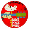 Woodstock 1969 Reproduction Nostalgic Round Metal Sign 24 x 24 Inches