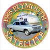 1965 Plymouth Reproduction Round Metal Sign 14 x 14 Inches