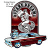 Octane Dreams Cut-Out Garage Art Metal Sign 16 x 18 Inches
