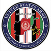 U.S. Army Military Round Metal Sign 18 x 18 Inches