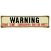 Retro Heavy Surf Metal Sign 20 x 5 inches