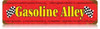 Retro Gasoline Alley Metal Sign 20 x 5 Inches
