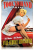 Vintage Tool n Hand  - Pin-Up Girl Metal Sign 12 x 18 Inches