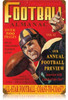 Vintage Football Almanac Metal Sign   12 x 18 Inches