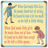 Vintage God Made Metal Sign 12 x 12 Inches