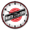 Chicago North Western Railroad Lighted Wall Clock