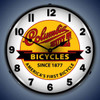 Retro  Columbia Bikes Lighted Wall Clock 14 x 14 Inches