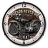 Legends Lighted Wall Clock