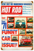 Retro Hot Rod Magazine Funny Cars Metal Sign16 x 24 Inches