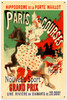 Retro Paris Hippodrome Tin-Metal Sign 24 x 36 Inches