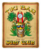 Retro Tiki Bar Metal Sign 18 x 12 Inches