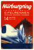 Retro Nurburgring Metal Sign 16 x 24 Inches