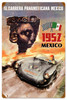 Retro Panamericana Mexico Metal Sign 16 x 24 Inches