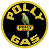 Polly Gas metal sign retro service station décor 14 by 14 Inches