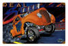 Retro Gasser Real Steel Metal Sign 18 x 12 Inches