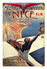 Vintage  Nice Air Show Metal Sign  18 x 12 Inches