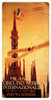 Vintage  Milan Air Show Metal Sign 12 x 24 Inches