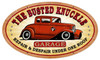 Vintage  Busted Knuckle Garage Tin Sign 24 x 14 Inches