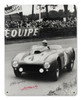 Vintage Le Mans Metal Sign  15 x 12 inches